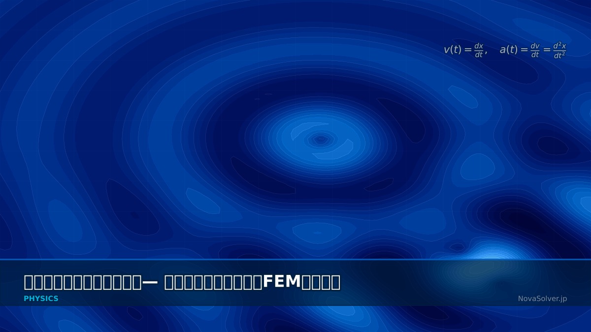 CAE visualization for kinematics - technical simulation diagram