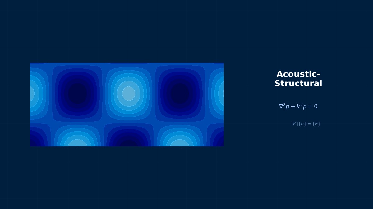 CAE visualization for acoustic bem theory - technical simulation diagram