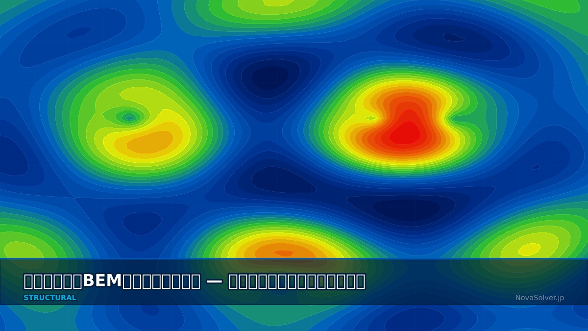 CAE visualization for acoustic bem troubleshoot - technical simulation diagram