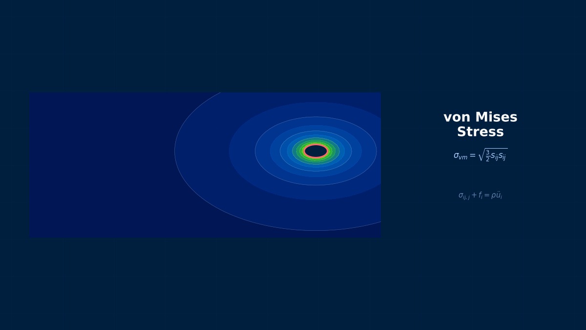 CAE visualization for axisymmetric theory - technical simulation diagram