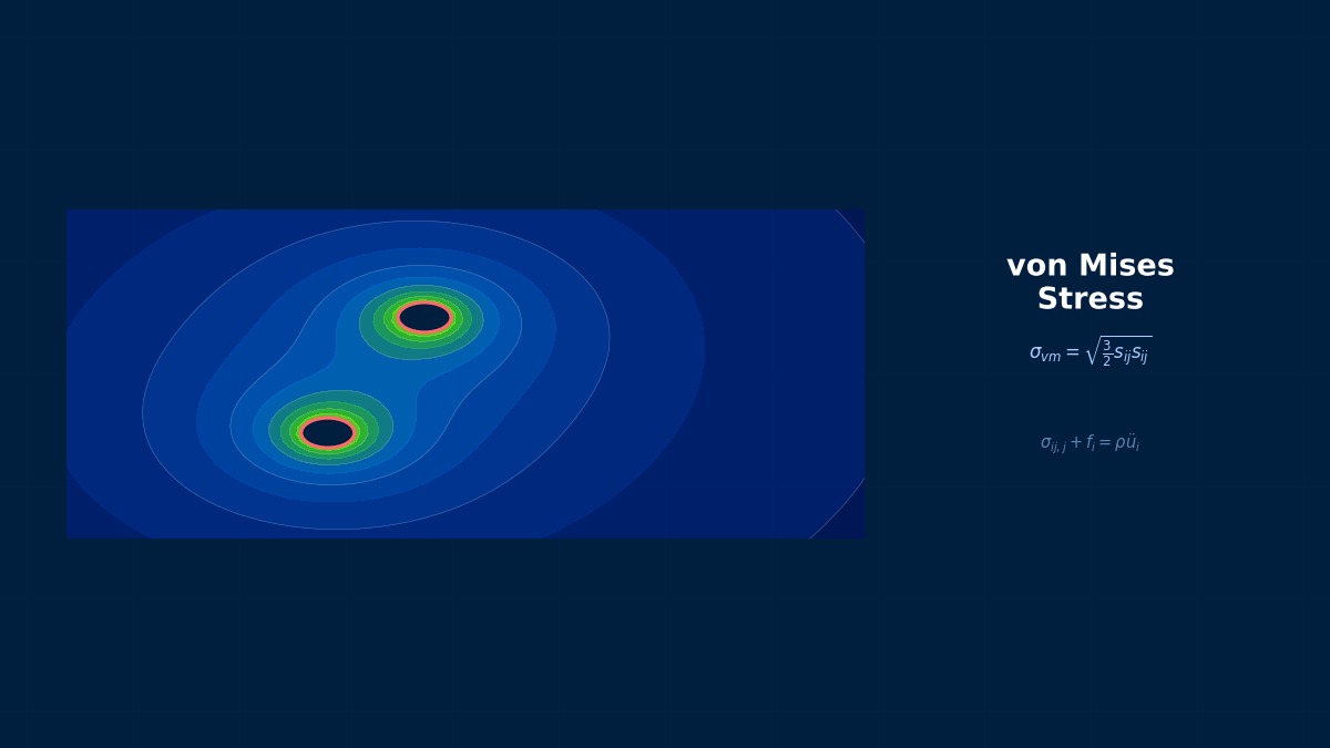 CAE visualization for bolt pretension theory - technical simulation diagram