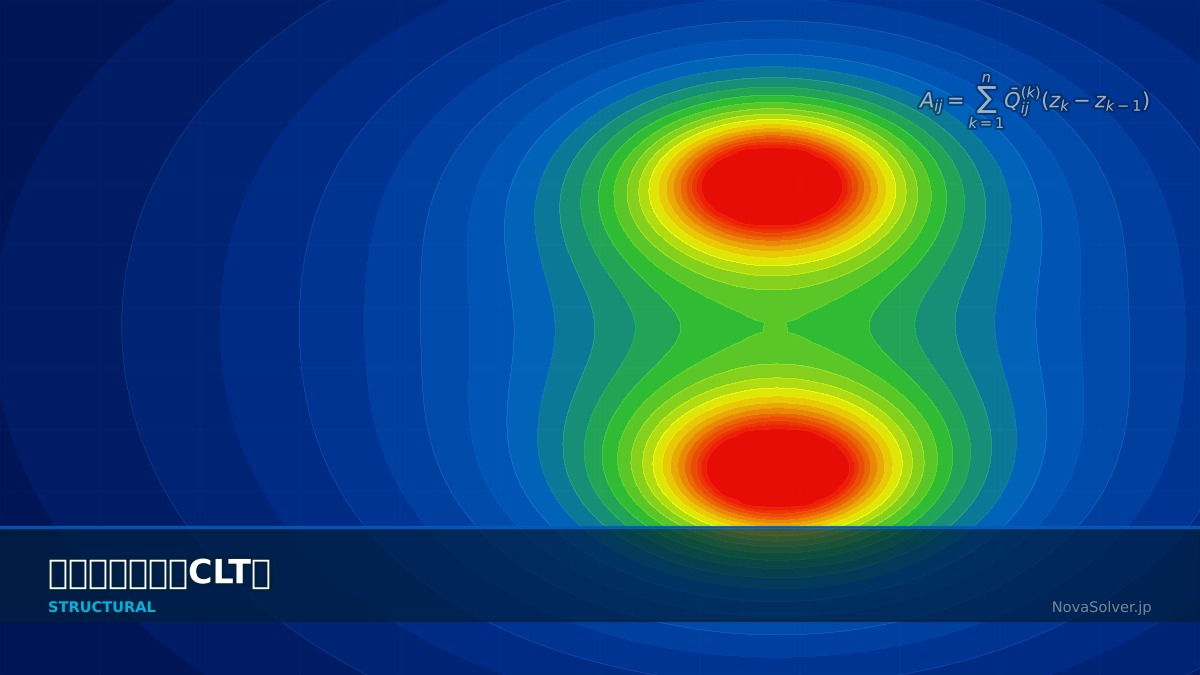 CAE visualization for clt basics theory - technical simulation diagram