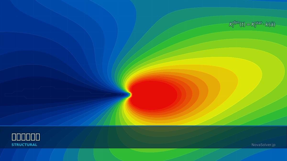 CAE visualization for dynamic fracture troubleshoot - technical simulation diagram