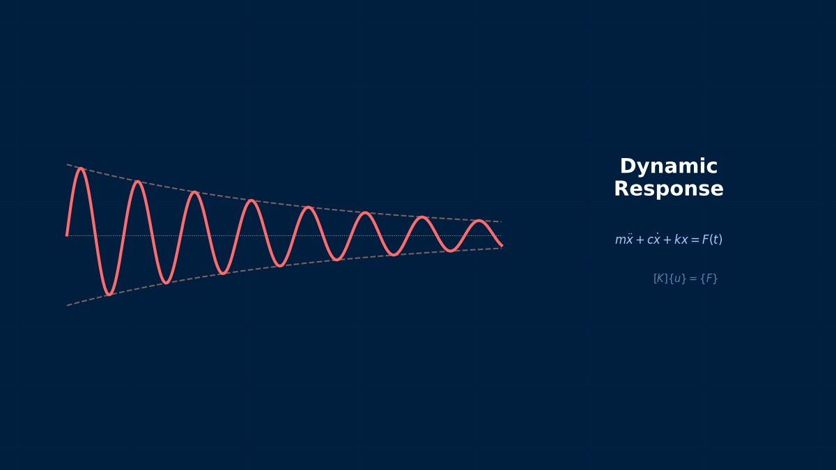 CAE visualization for frequency sweep theory - technical simulation diagram