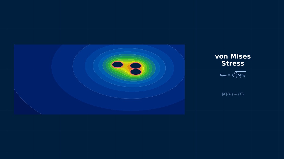 CAE visualization for gap element theory - technical simulation diagram