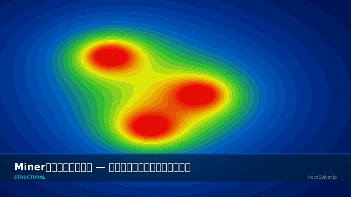 CAE visualization for miners rule troubleshoot - technical simulation diagram