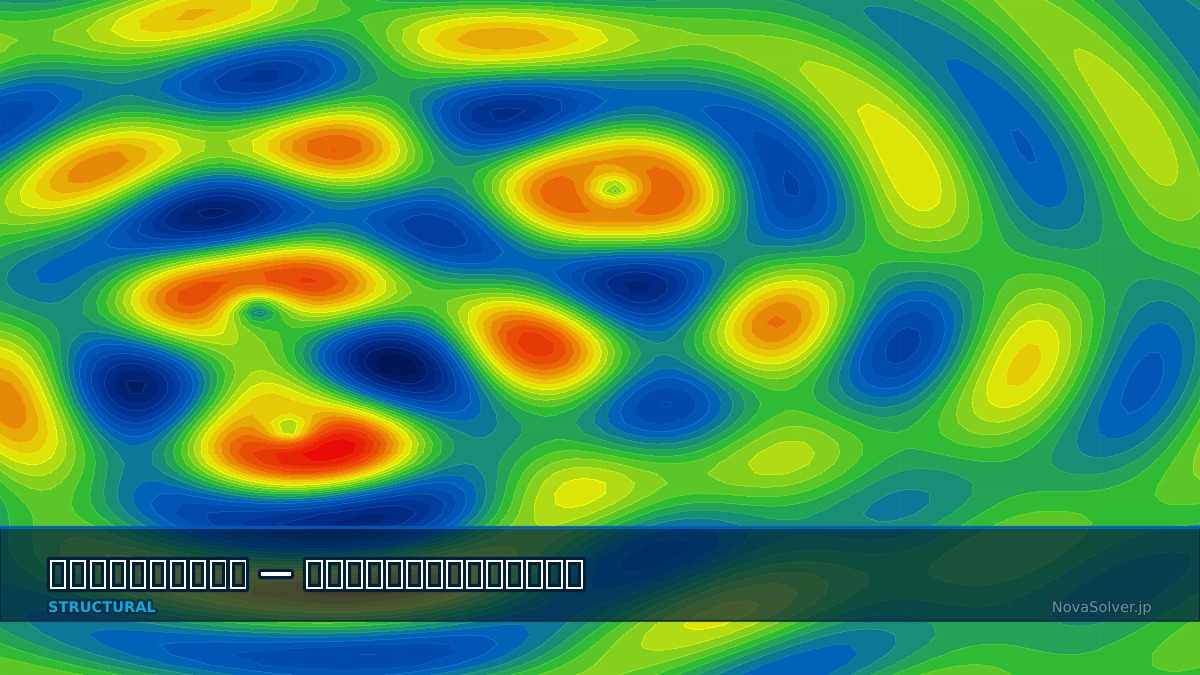 CAE visualization for modal transient troubleshoot - technical simulation diagram