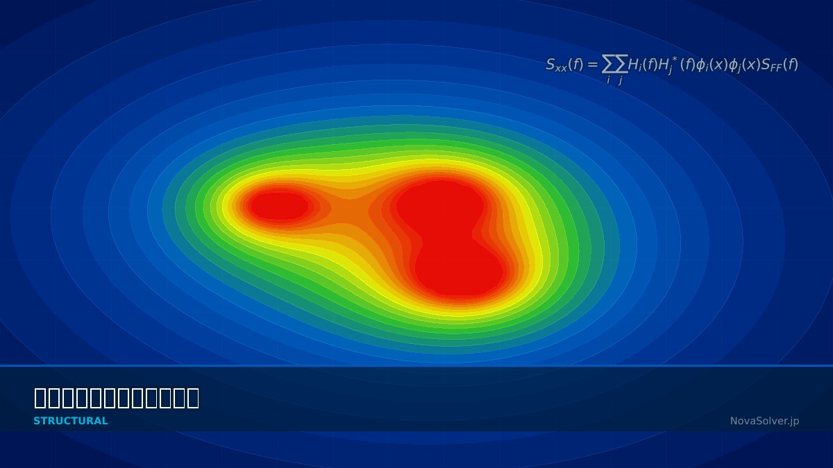 CAE visualization for multi dof random troubleshoot - technical simulation diagram
