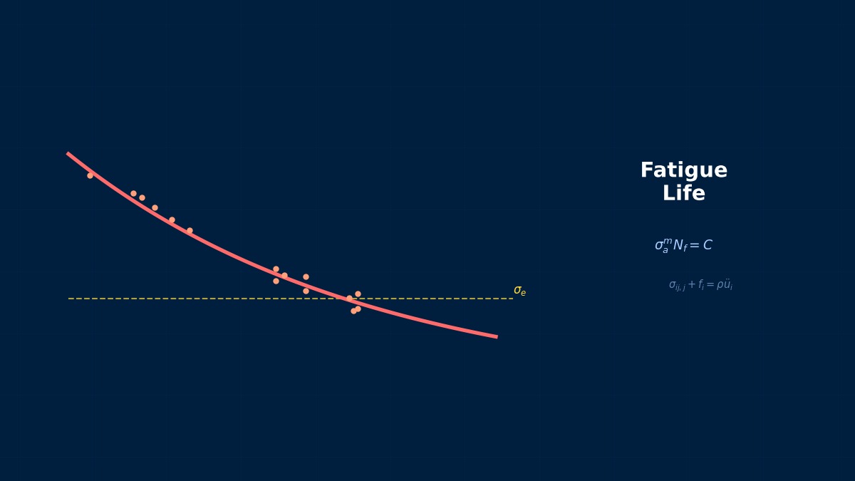 CAE visualization for multiaxial fatigue theory - technical simulation diagram