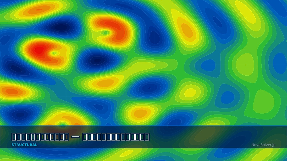 CAE visualization for prestressed modal troubleshoot - technical simulation diagram