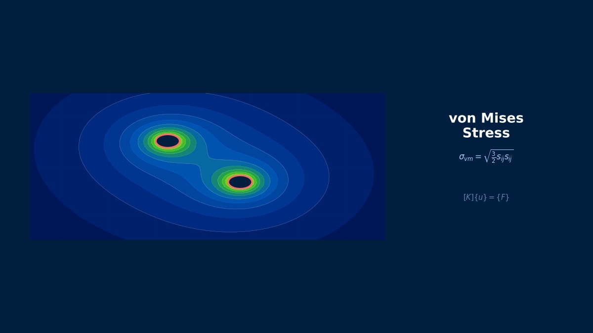 CAE visualization for rbe3 element theory - technical simulation diagram