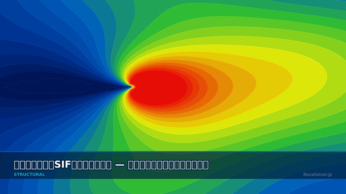 CAE visualization for sif modes troubleshoot - technical simulation diagram