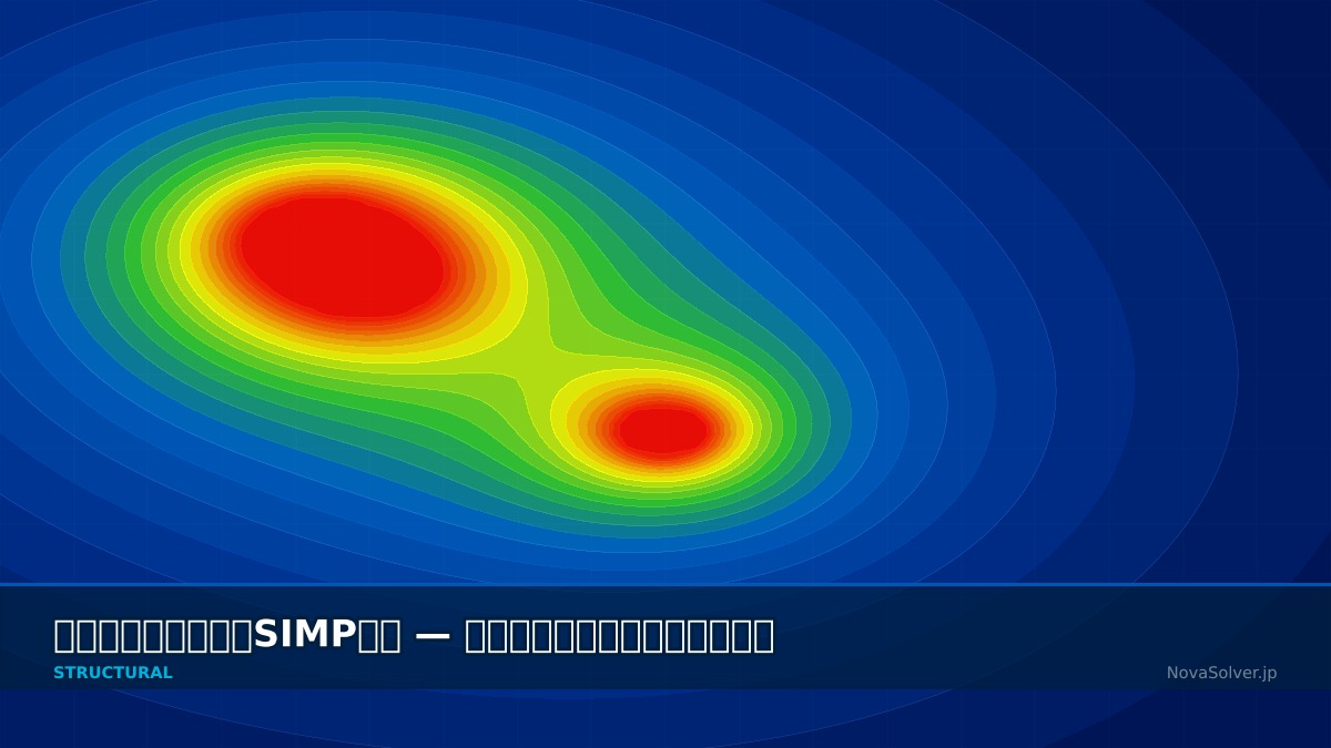 CAE visualization for topology simp troubleshoot - technical simulation diagram
