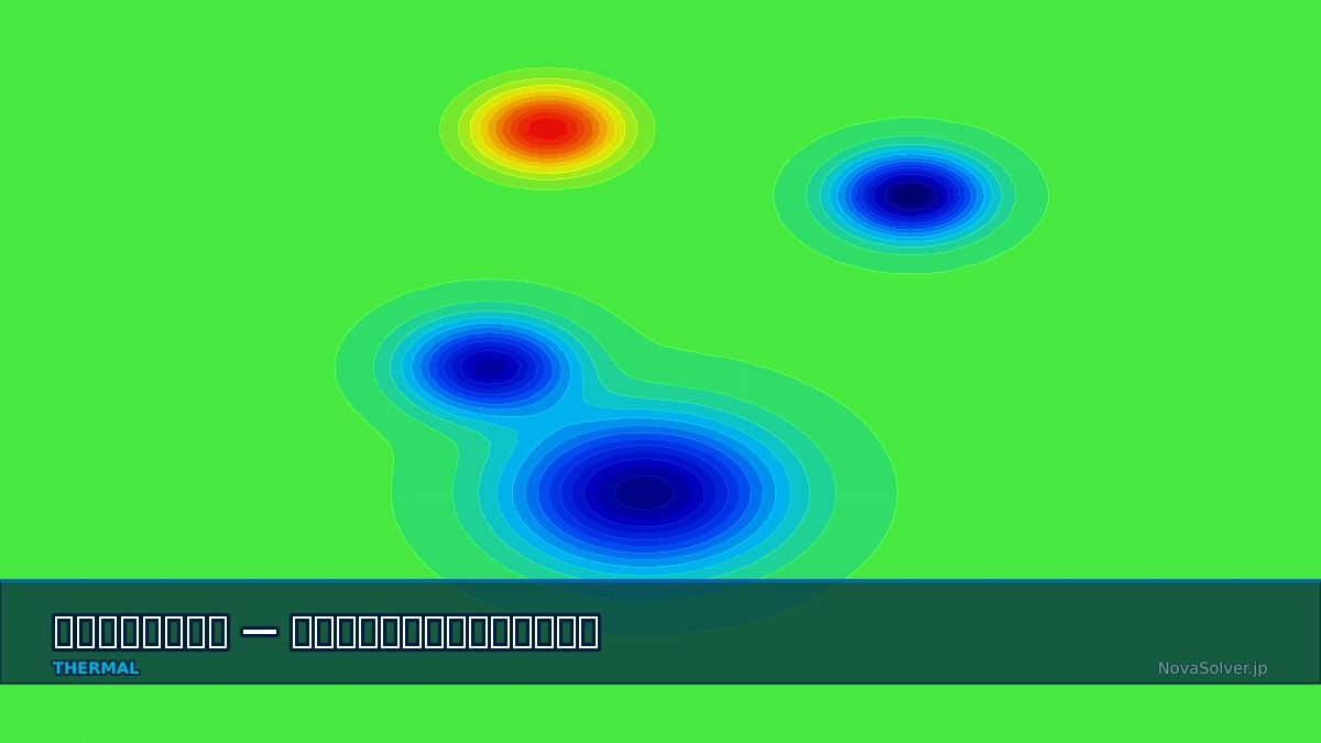CAE visualization for battery thermal troubleshoot - technical simulation diagram
