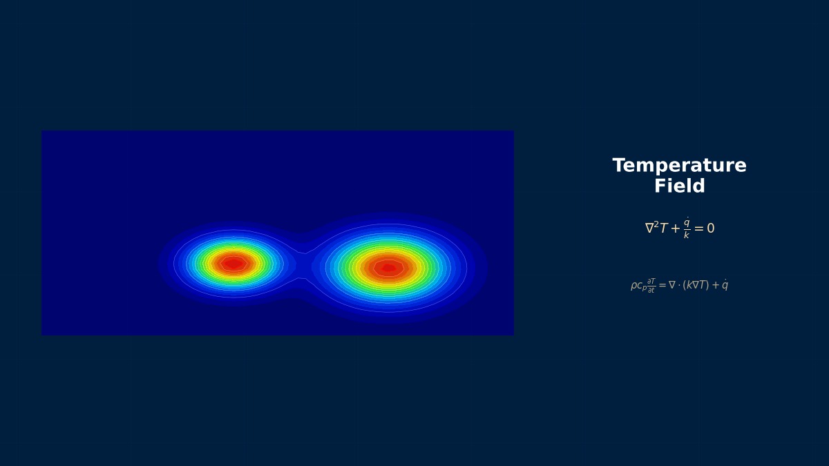 CAE visualization for casting thermal theory - technical simulation diagram