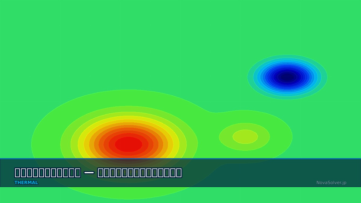 CAE visualization for combined convection troubleshoot - technical simulation diagram