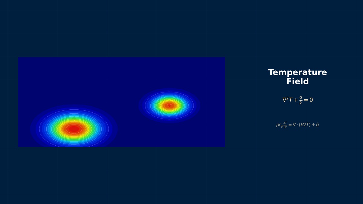 CAE visualization for contact resistance thermal theory - technical simulation diagram