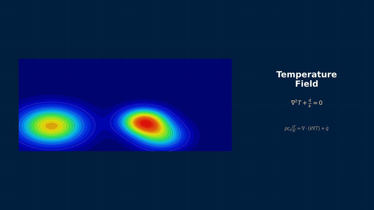 CAE visualization for critical insulation radius theory - technical simulation diagram