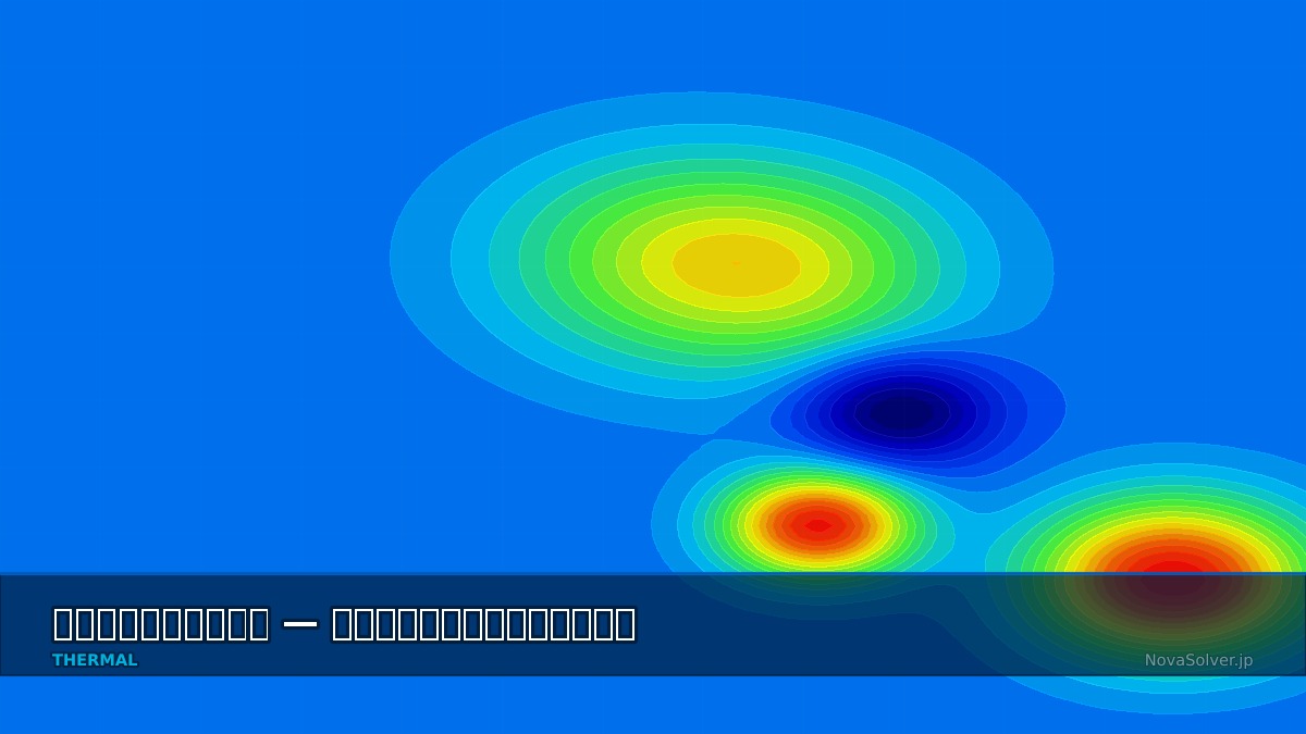 CAE visualization for fourier number troubleshoot - technical simulation diagram