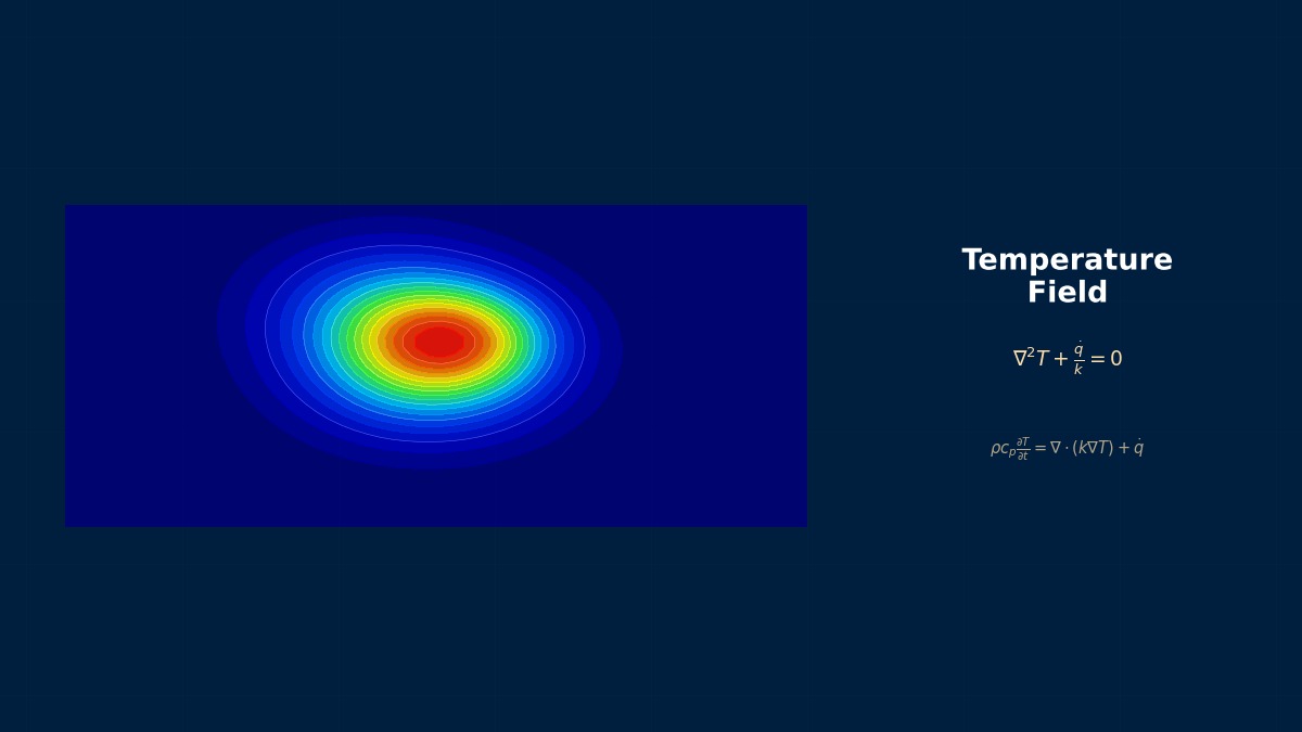 CAE visualization for heat treatment quench theory - technical simulation diagram