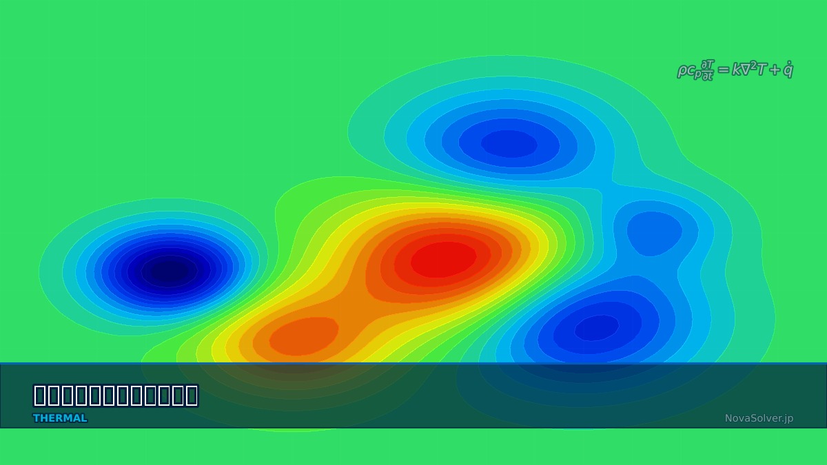 CAE visualization for internal heat gen transient troubleshoot - technical simulation diagram
