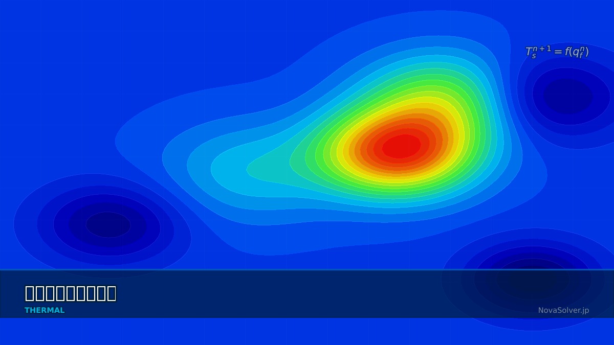 CAE visualization for iterative coupling theory - technical simulation diagram