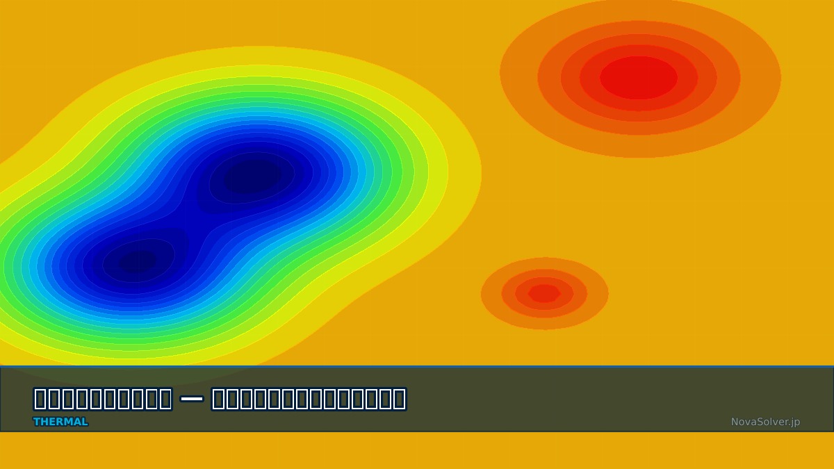 CAE visualization for latent heat troubleshoot - technical simulation diagram