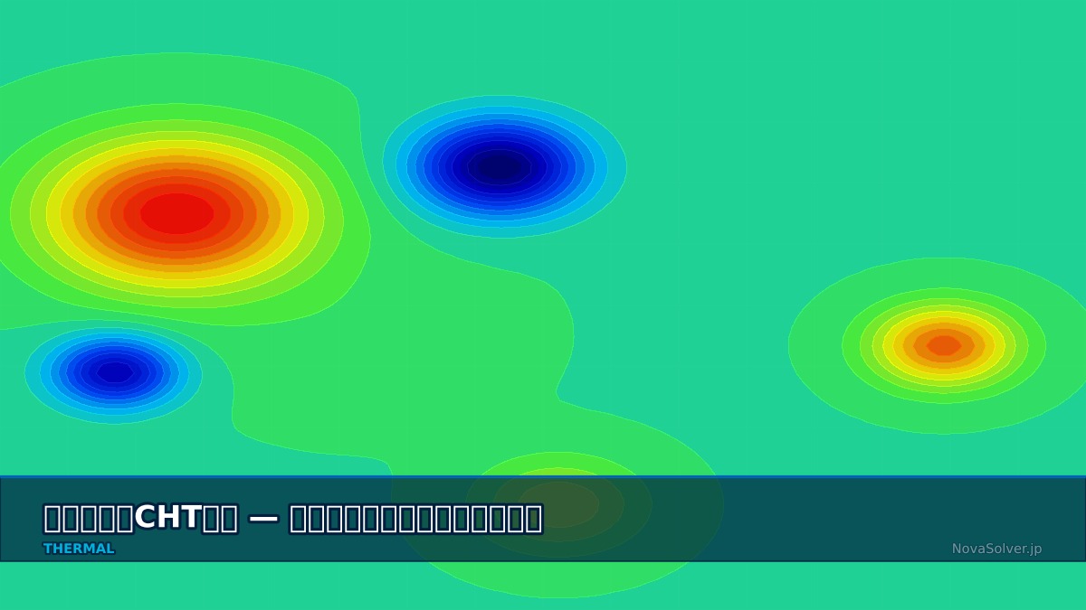 CAE visualization for near wall cht troubleshoot - technical simulation diagram