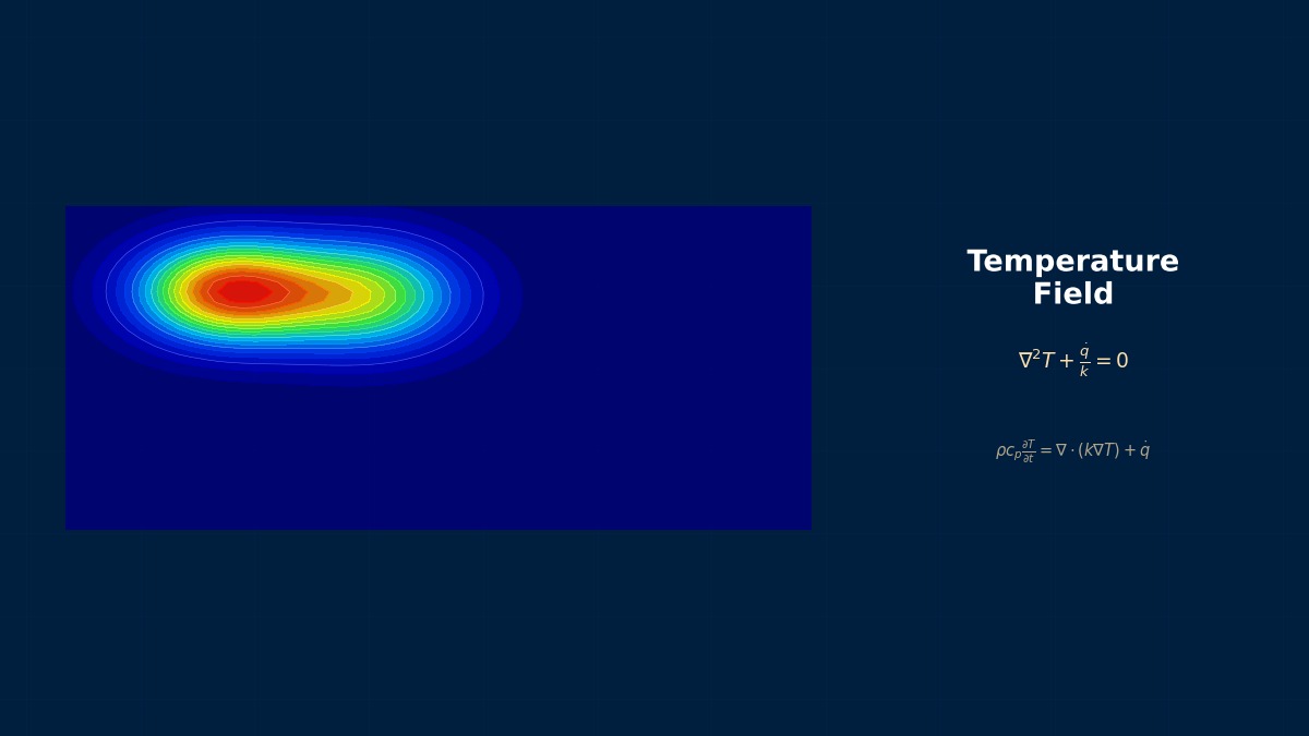 CAE visualization for numerical transient theory - technical simulation diagram