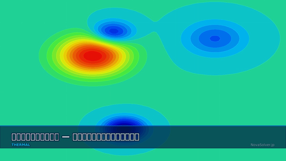 CAE visualization for power module cooling troubleshoot - technical simulation diagram
