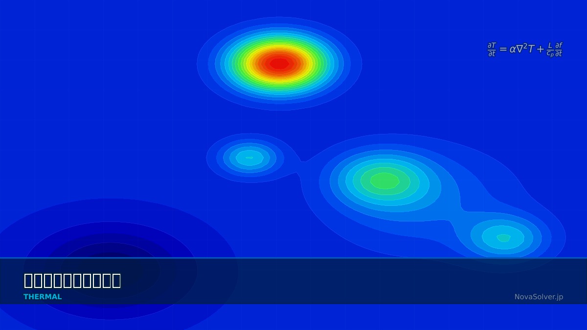 CAE visualization for quenching sim theory - technical simulation diagram