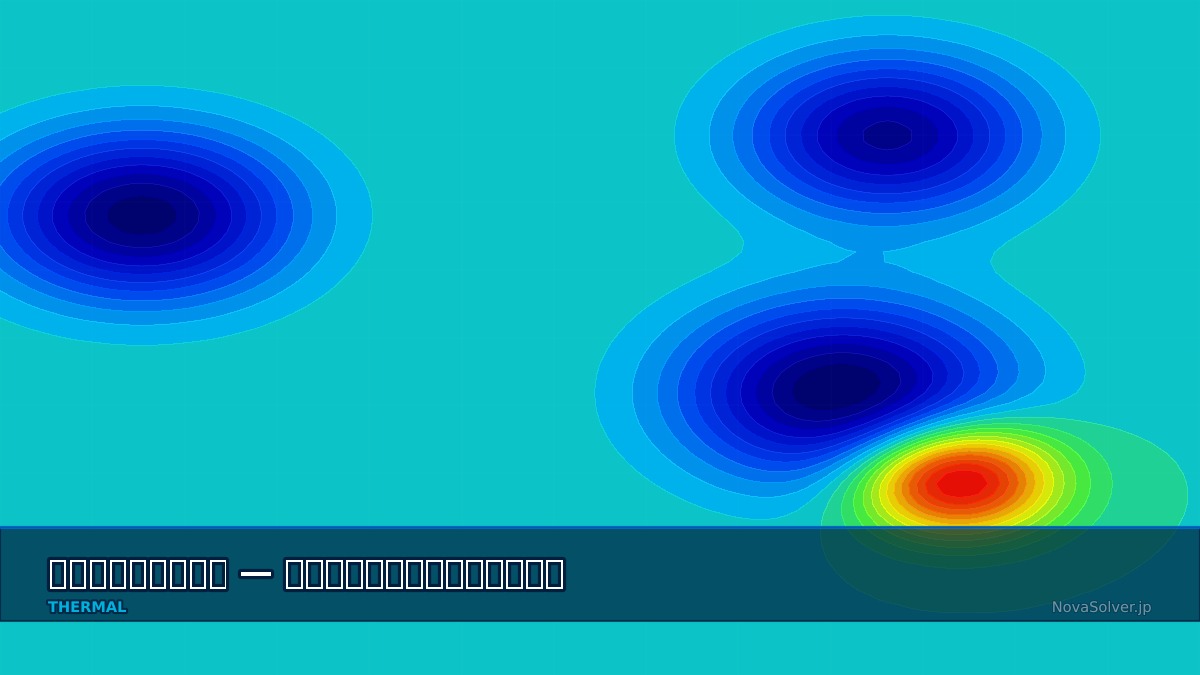 CAE visualization for radiant heating cooling troubleshoot - technical simulation diagram