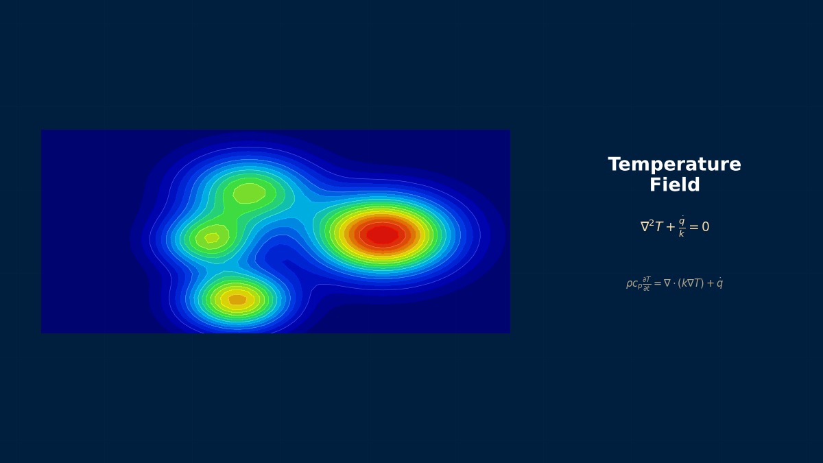 CAE visualization for reflow sim theory - technical simulation diagram