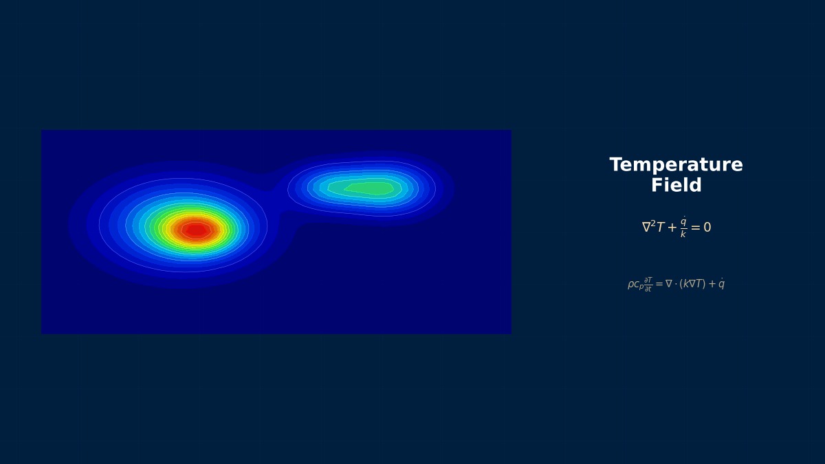 CAE visualization for sterilization thermal theory - technical simulation diagram