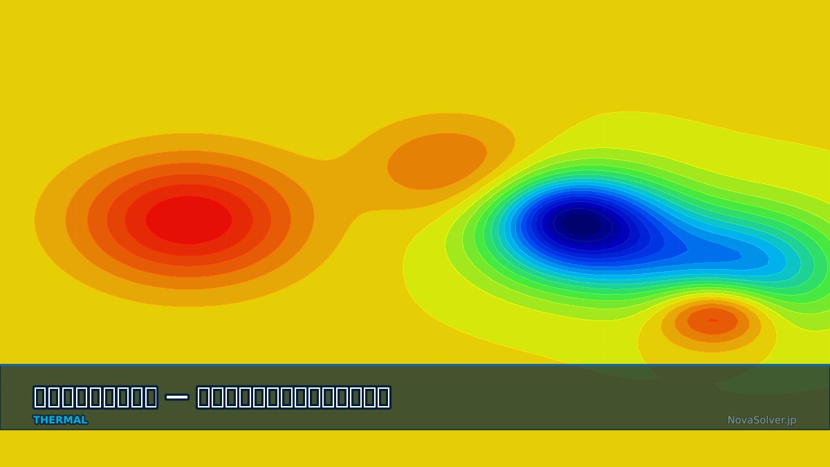 CAE visualization for thermal resistance network troubleshoot - technical simulation diagram