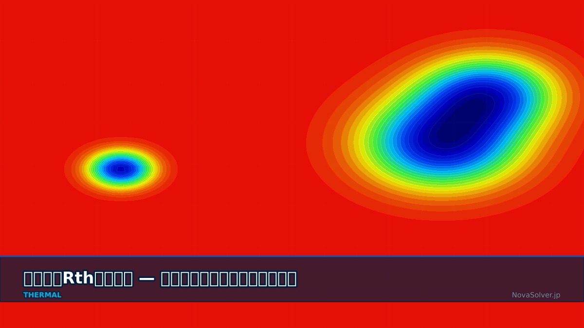 CAE visualization for thermal resistance rth troubleshoot - technical simulation diagram