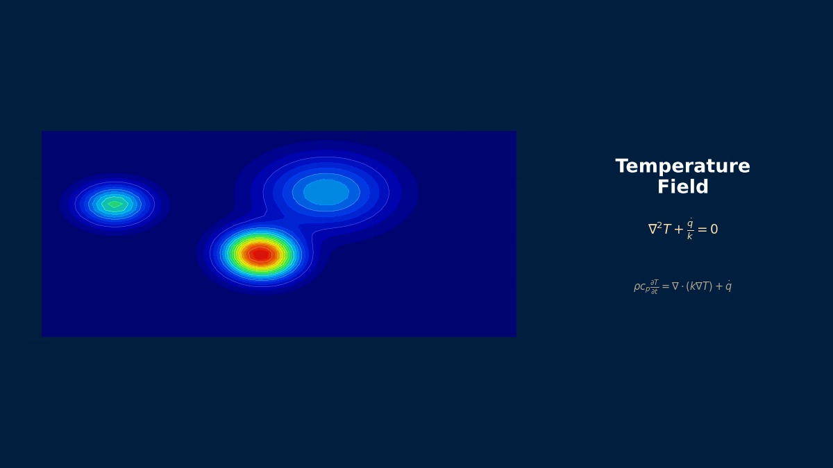 CAE visualization for welding thermal theory - technical simulation diagram